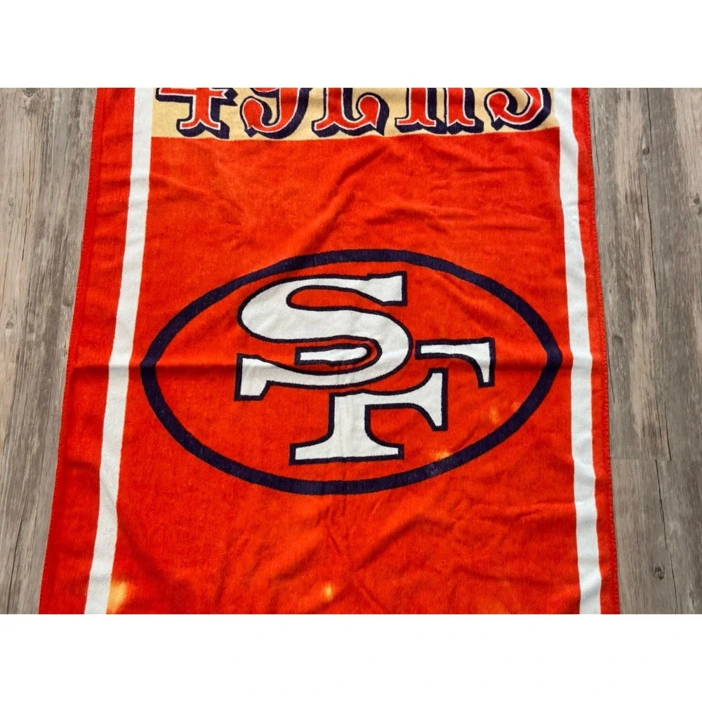 Vintage San Francisco 49ers Beach Towel 90s 58